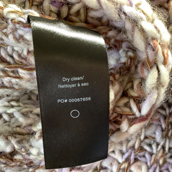 Rag & Bone Wool Blend Marled Funnel Neck Sweater Multicolor SZ L - Picture 13 of 16